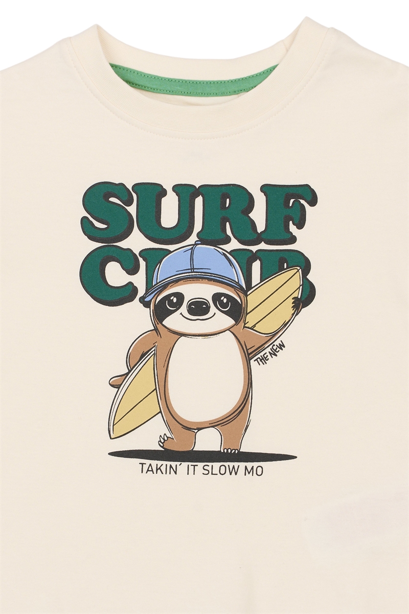 The New Siblings Tobias T-shirt - Gardenia 